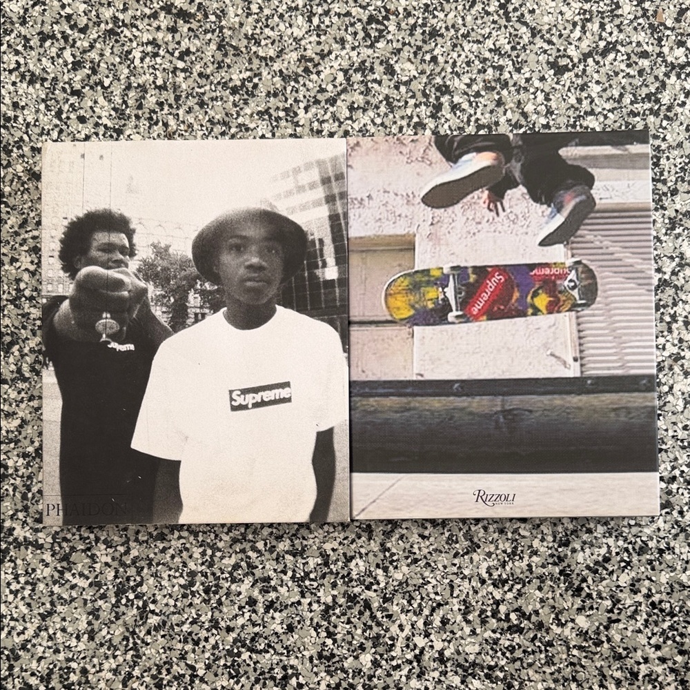 Pair of Supreme books